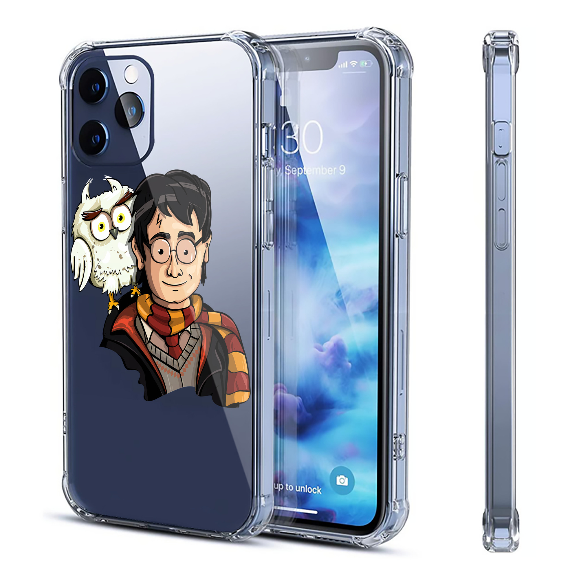（画像用） Harry Potter ハリー・ポッターシリーズ 【iPhone 12シリーズ対応】透明スマホケース（クリアソフトケース）